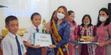 Perayaan Hari Anak Nasional di Humbahas, Lidia Kristina Berpesan ke Orangtua Perhatikan Pertumbuhan Anak