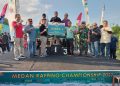 Team Dayung Belawan Maju Binaan Yonmarhanlan I Juarai Kejuaraan Arung Jeram Piala Walikota Medan