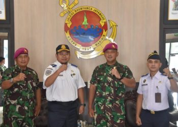 Jalin Sinergitas Danyonmarhanlan I Terima Kunjungan Plt. Kesyahbandaran Belawan