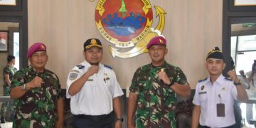 Jalin Sinergitas Danyonmarhanlan I Terima Kunjungan Plt. Kesyahbandaran Belawan