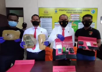 Enam Pelaku Narkoba di ‘Libas’ Polres Tanah Karo