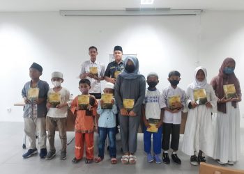 Agus Tanjung Launching Buku Ber-IPNU Ber-Indonesia Bersama Anak-anak Yatim