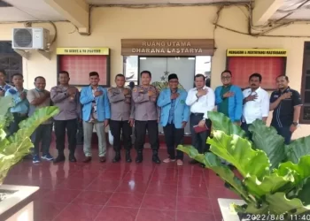 Waka Polres Tebing Tinggi terima kunjungan silaturahmi BKPRMI