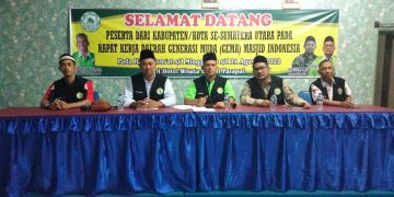 Rakerda Gema Masjid Sumatera Utara Masdar Tambusai: Gema Masjid Siap Bersinergi Sukseskan Agenda Pemilu 2024 Aman dan Kondusif