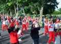 Sambut HUT ke 77 RI, Pemkab Asahan gelar senam massal di CFD