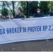 Belasan massa Pergerakan Mahasiswa Anti Korupsi Menuding ada Broker yang Bermain di Proyek Multi Years Jalan dan Jembatan Provinsi di Sumut Senilai Rp 2,7 triliun