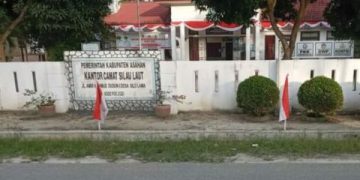 Pemasangan Bendera Merah Putih Di Asahan Viral Di Media Sosial