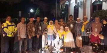 Wakil Bupati H Mutsyuhito Solin Sambut Kepulangan Jemaah Haji Asal Pakpak Bharat