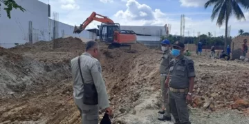 Penimbunan Tanah Timbulkan Dedu di Jalan Medan, Satpol PP Siantar Berikan Teguran