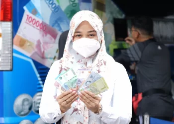 Warga Medan Diedukasi Terkait QRIS dan Penukaran Uang Baru Emisi 2022