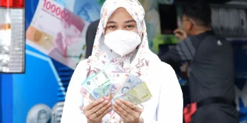 Warga Medan Diedukasi Terkait QRIS dan Penukaran Uang Baru Emisi 2022