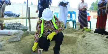 GOR Tipe B Dibangun, Bupati Samosir Minta Pembangunan Sesuai Spesifikasi