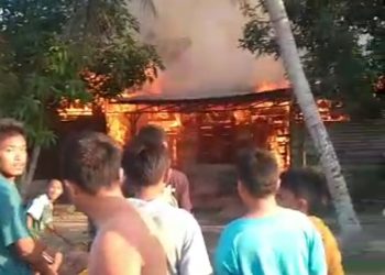Terjebak Kebakaran di Asahan, IRT Diselamatkan Warga dari Kamar Mandi