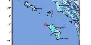 Gempa Di Nias Utara Dengan Magnitudo 5,2 Tapi Tidak Berpotensi Tsunami