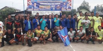 PD Tebingtinggi Gelar Turnamen Volly Tarkam AHY Cup 2022