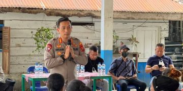 Kapolresta Deli Serdang Kunker ke Sibiru-biru : Mari Bersama Berantas Narkoba