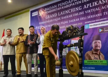 Permudah Masyarakat Bayar Pajak, Pemkab Deli Serdang Launching Aplikasi e-PADI