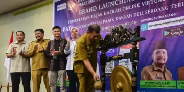 Permudah Masyarakat Bayar Pajak, Pemkab Deli Serdang Launching Aplikasi e-PADI