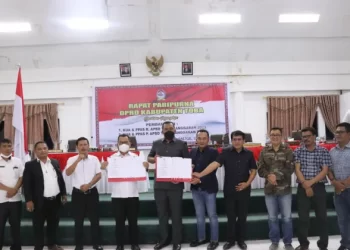 Pemkab dan DPRD Toba Tandatangani Nota Kesepakatan Rancangan KUA, PPAS R. APBD 2023 dan P. APBD 2022