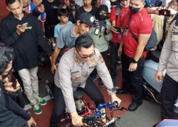 Kapolda Metro Jaya Irjen Fadil Imran membuka gelaran street racedi