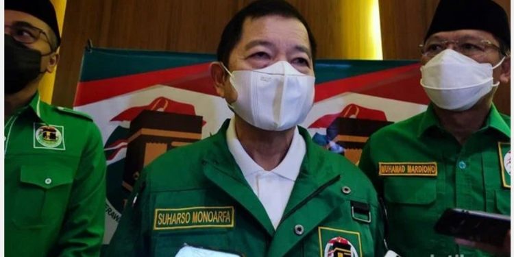 Suharso Monoarfa mendadak datang ke agenda bimbingan teknis (Bimtek) PPP pagi ini