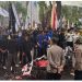 Demo Massa BEM Seluruh Indonesia Kenaikan BBM Di Patung Kuda Berakhir Ricuh