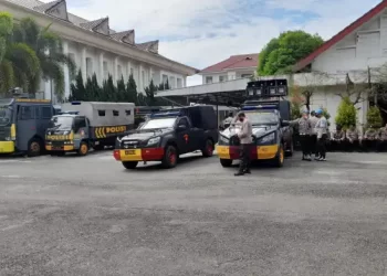 Amankan Unjuk Rasa, Polres Pematang Siantar Kerahkan Ratusan Personel Gabungan