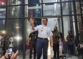 Gubernur DKI Jakarta Anies Baswedan selesai diperiksa KPK terkait kasus dugaan korupsi di penyelenggaraan Formula E Jakarta