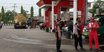 Polresta Deli Serdang Larang Pembeli Jerigen di SPBU