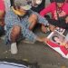 Massa AKBAR Melakukan Aksi Dengan Membakar Foto Ketua DPR Puan Maharani