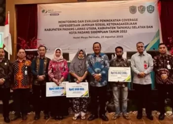 Pemko Padangsidempuan dan Pemkab Tapsel Tampung Rp1 Miliar untuk Iuran Jaminan Sosial bagi 5000 Pekerja Rentan