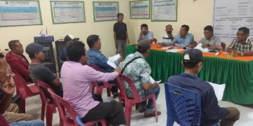 Warga Desa Pematang Sei Baru Protes Penetapan Lokasi TPS Pilkades Asahan