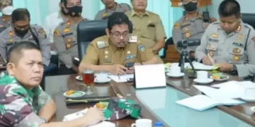 Pj Wali Kota Tebing Tinggi Ikuti Rakor Virtual TPID Bersama Mendagri di Jakarta
