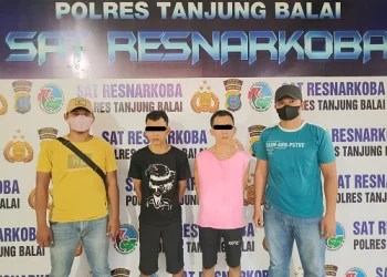 Rumah Digerebek, 2 Bandar Sabu Diciduk Polres Tanjungbalai