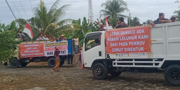 Aksi Masa Masyarakat Sibolangit Kembali Terjadi