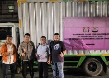 Polda Sumut Serahkan Bantuan Untuk Korban Bencana di Cianjur