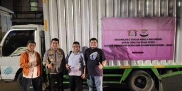 Polda Sumut Serahkan Bantuan  Untuk Korban Bencana di Cianjur