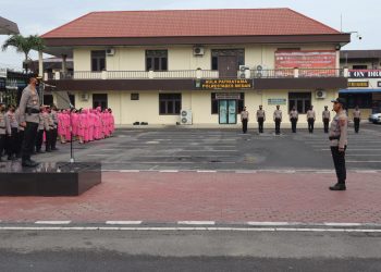 Kapolrestabes Medan Pimpin Upacara Kenaikan Pangkat