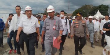 Tinjau Progres Pembangunan Venue F1H20 di Balige, Menko Marvest RI Didampingi Kapolda SUMUT