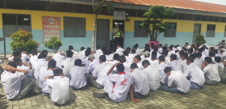 Cegah Terjadinya Kenakalan Remaja Polresta Deli Serdang Adakan Kegiatan Police Go To School