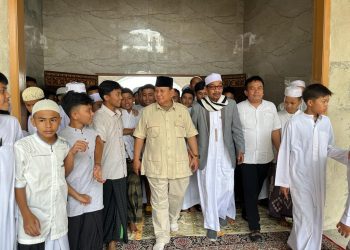 Tak Hanya Menteri BUMN, Ketua Umum Partai Gerindra Juga Bersilaturahmi Ke Al-Kautsar Al-Akbar Medan