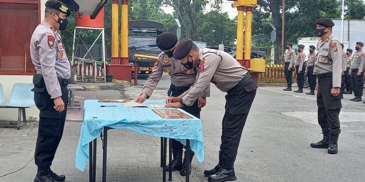 Pesan Kapolrestabes Medan Yang Disampaikan Kasat Samapta Kepada Anggotanya
