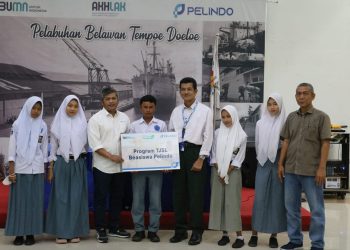 Salurkan Beasiswa kepada 5 Siswa Sebagai Bentuk Dukungan Pelindo Region 1 Terhadap Dunia Pendidikan