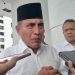 Gubernur Sumatera Utara Edy Rahmayadi saat diwawancarai di kantor gubernur Sumut, Jalan Pangeran Diponegoro Medan, Selasa (10/1/2023).