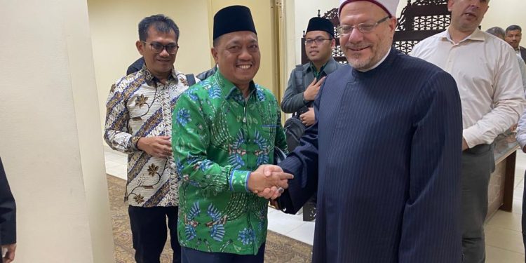 Ketua NU Sumut Mengunjungi Grand Mufti Mesir Syeikh Shawqi Ibrahim Allam