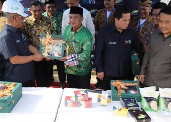 Ketua PWNU Sumut Dampingi Menteri BUMN Resmikan Pabrik Minyak Makan Merah