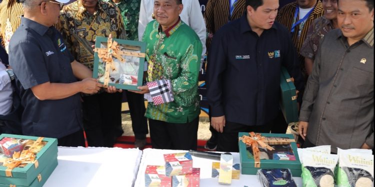 Ketua PWNU Sumut Dampingi Menteri BUMN Resmikan Pabrik Minyak Makan Merah