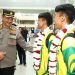 Tiba di Bandara Kontingen Porseni Pengurus Wilayah NU Disambut Polda Sumut