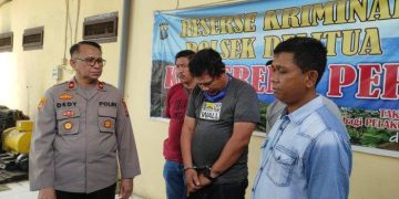 Galak, Peras dan Ancam Penjaga Gudang Lem, Seorang Pereman Menciut Saat Ditangkap Polsek Delitua