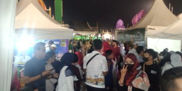 Stand UMKM di Arena MTQ Kota Medan Penuh Sesak.